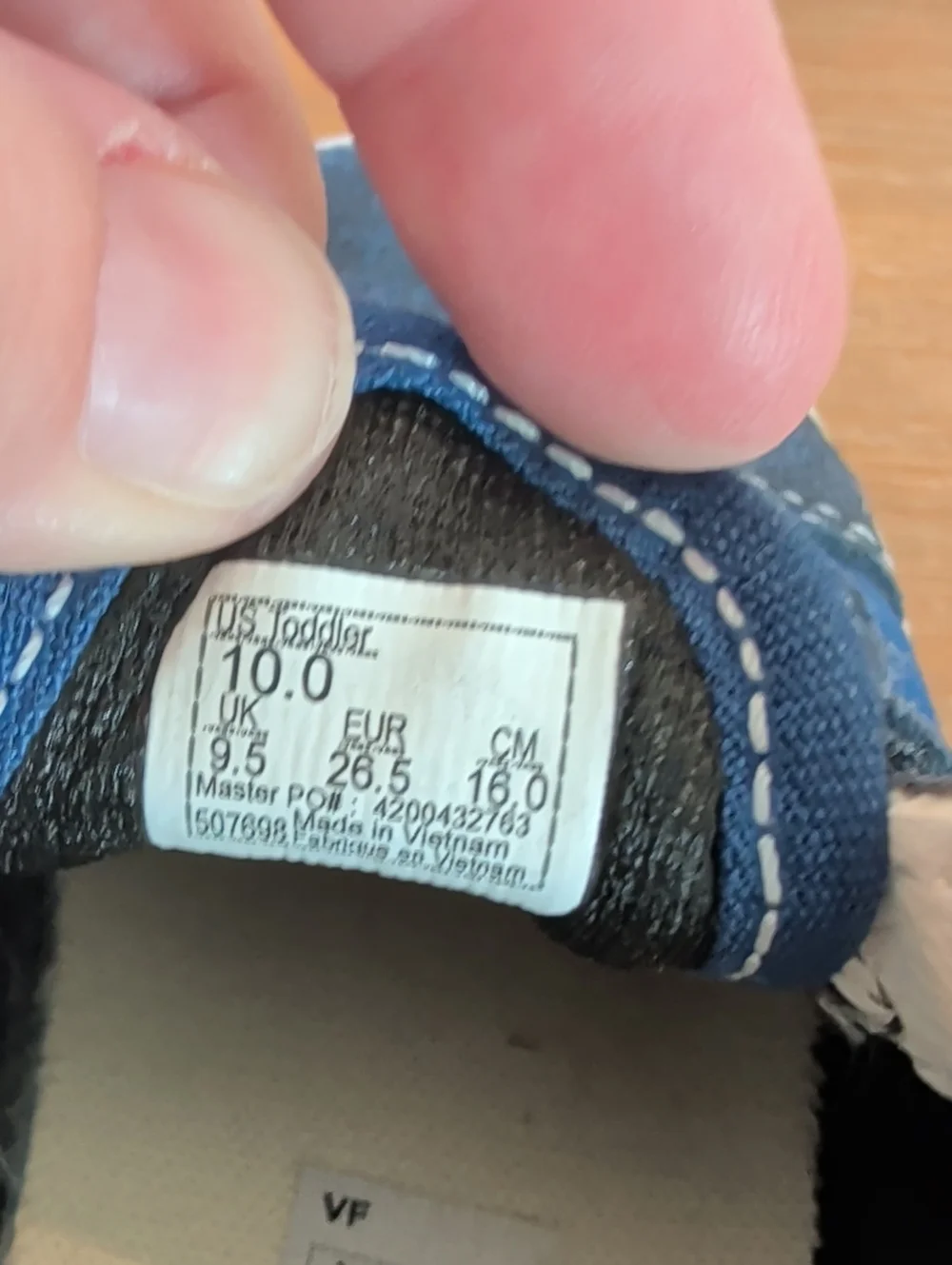 Vans Toddler Size 10